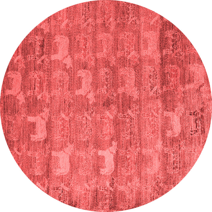 Machine Washable Abstract Red Modern Rug, wshabs4988red