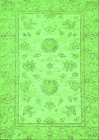 Oriental Green Traditional Rug, abs498grn