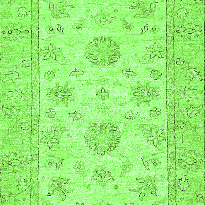 Oriental Green Traditional Rug, abs498grn