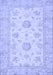 Machine Washable Oriental Blue Traditional Rug, wshabs498blu