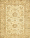 Machine Washable Abstract Yellow Rug, wshabs498