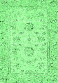 Oriental Emerald Green Traditional Rug, abs498emgrn