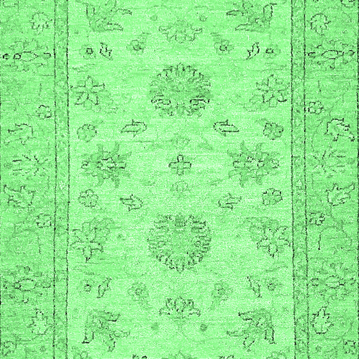Oriental Emerald Green Traditional Rug, abs498emgrn