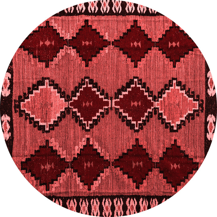 Abstract Red Modern Rug, abs4990red