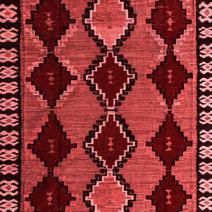 Abstract Red Modern Area Rugs