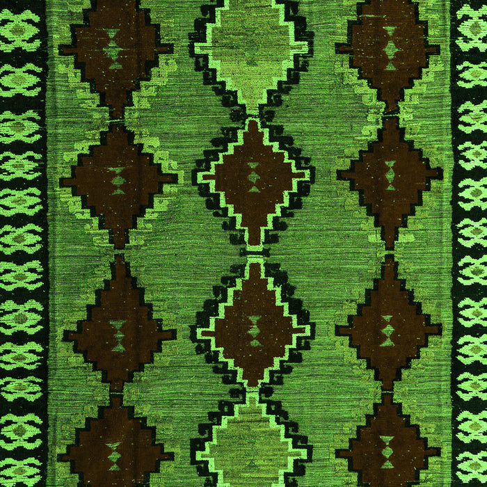 Abstract Green Modern Rug, abs4990grn