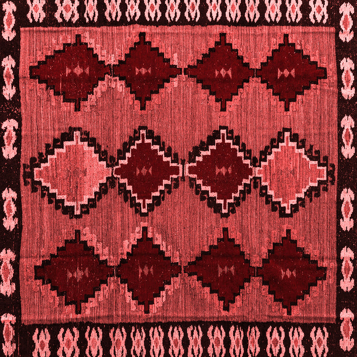 Abstract Red Modern Rug, abs4990red