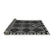 Sideview of Abstract Gray Modern Rug, abs4990gry