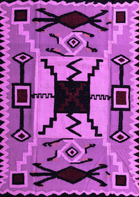 Abstract Purple Modern Rug, abs4991pur