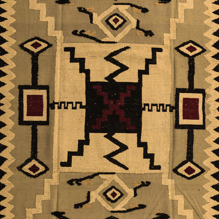 Machine Washable Abstract Brown Modern Rug, wshabs4991brn