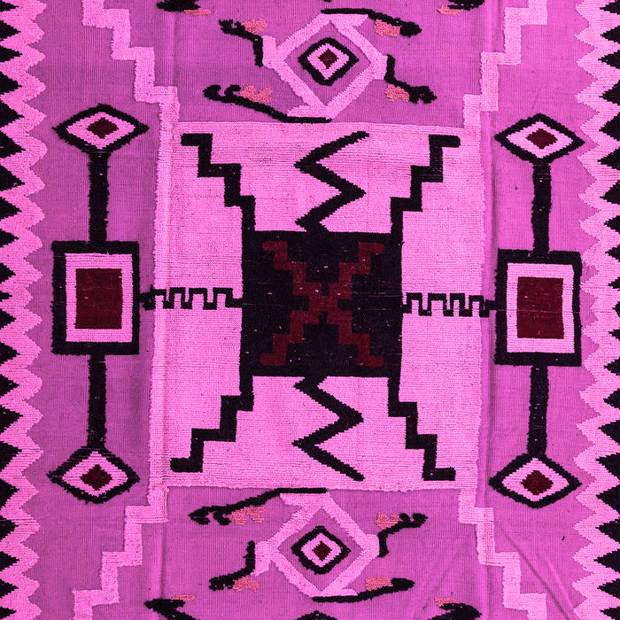 Machine Washable Abstract Pink Modern Rug, wshabs4991pnk