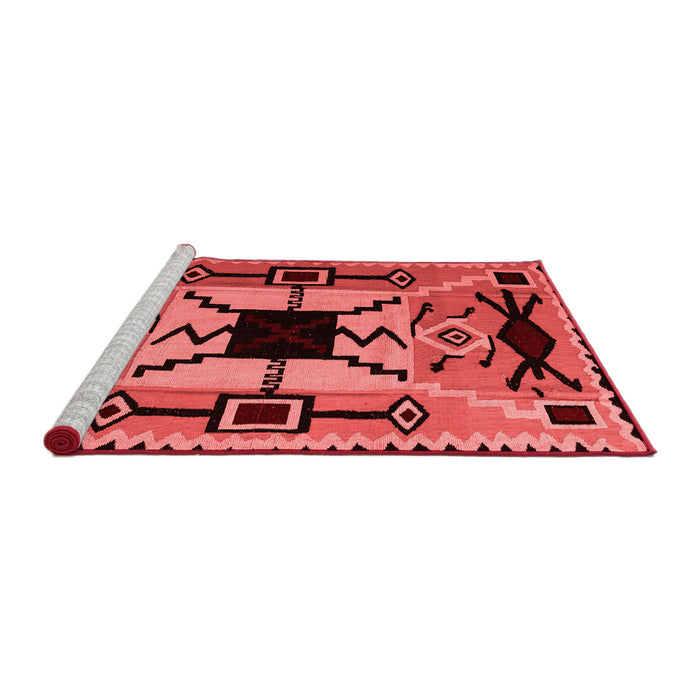 Modern Red Washable Rugs