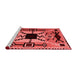 Modern Red Washable Rugs