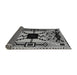 Sideview of Abstract Gray Modern Rug, abs4991gry