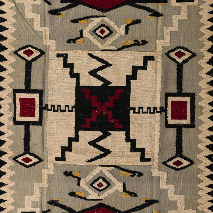 Machine Washable Abstract Bakers Brown Rug, wshabs4991