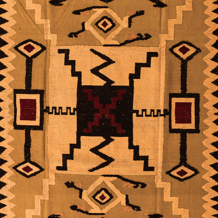 Machine Washable Abstract Orange Modern Area Rugs, wshabs4991org