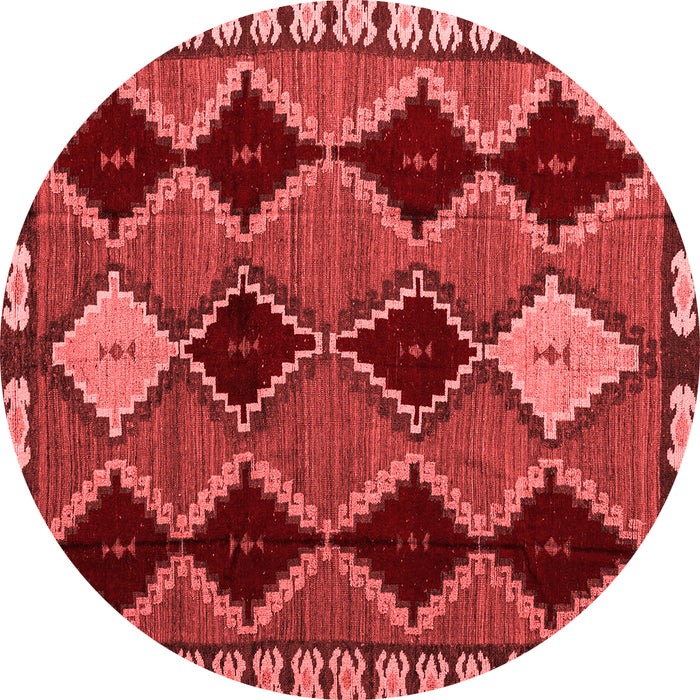 Abstract Red Modern Rug, abs4992red