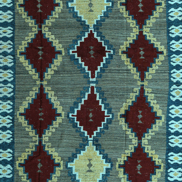 Machine Washable Abstract Light Blue Modern Rug, wshabs4992lblu