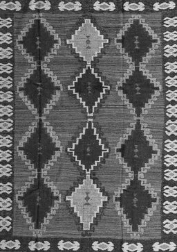 Abstract Gray Modern Rug, abs4992gry