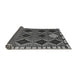 Sideview of Abstract Gray Modern Rug, abs4992gry