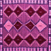 Square Abstract Pink Modern Rug, abs4992pnk