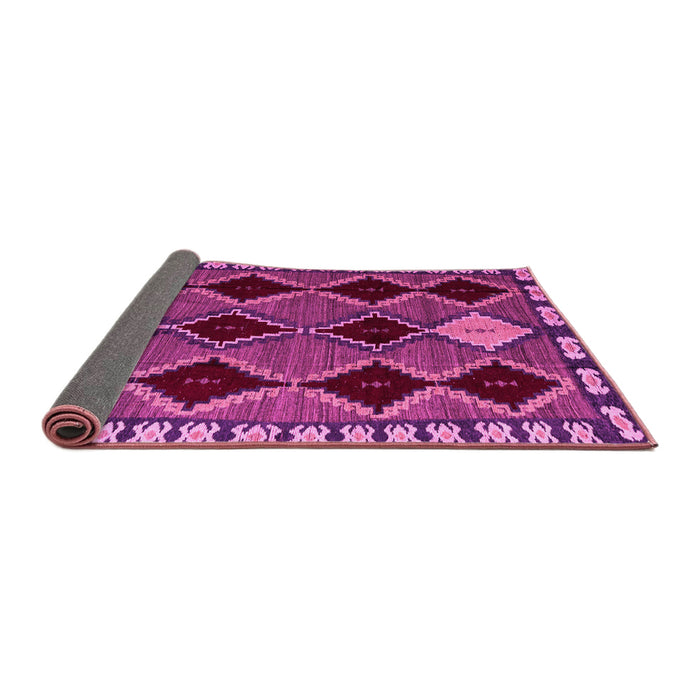 Sideview of Abstract Pink Modern Rug, abs4992pnk