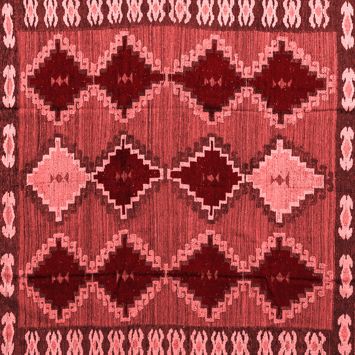 Abstract Red Modern Rug, abs4992red