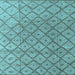 Square Machine Washable Abstract Light Blue Modern Rug, wshabs4993lblu