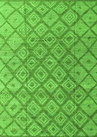 Abstract Green Modern Rug, abs4993grn