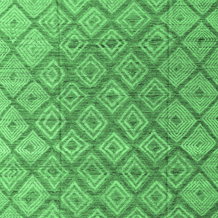 Machine Washable Abstract Emerald Green Modern Area Rugs, wshabs4993emgrn