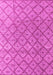 Machine Washable Abstract Pink Modern Rug, wshabs4993pnk