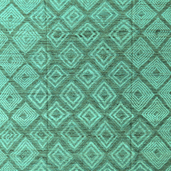 Machine Washable Abstract Turquoise Modern Area Rugs, wshabs4993turq