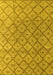 Abstract Yellow Modern Rug, abs4993yw