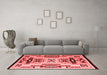 Modern Red Washable Rugs