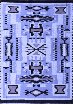 Abstract Blue Modern Rug, abs4994blu