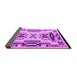 Sideview of Abstract Purple Modern Rug, abs4994pur