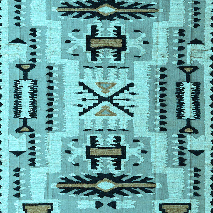 Abstract Light Blue Modern Rug, abs4994lblu