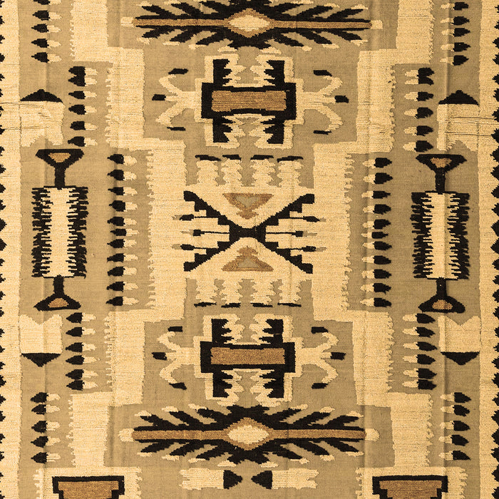 Machine Washable Abstract Brown Modern Rug, wshabs4994brn