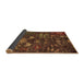 Sideview of Abstract Brown Modern Rug, abs4995brn