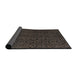 Sideview of Abstract Puce Purple Modern Rug, abs4996