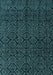 Abstract Light Blue Modern Rug, abs4996lblu