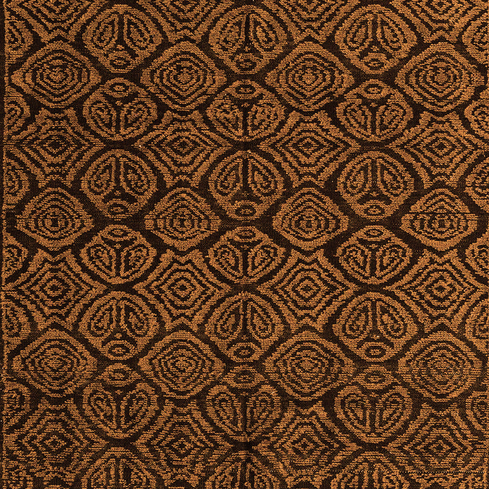 Abstract Orange Modern Rug, abs4996org