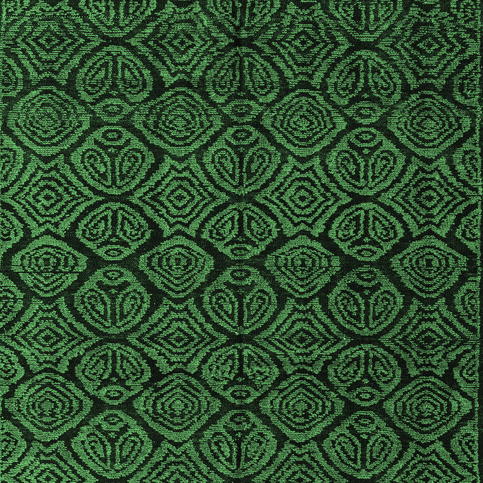 Machine Washable Abstract Emerald Green Modern Area Rugs, wshabs4996emgrn