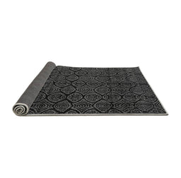 Sideview of Abstract Gray Modern Rug, abs4996gry
