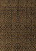 Abstract Brown Modern Rug, abs4996brn