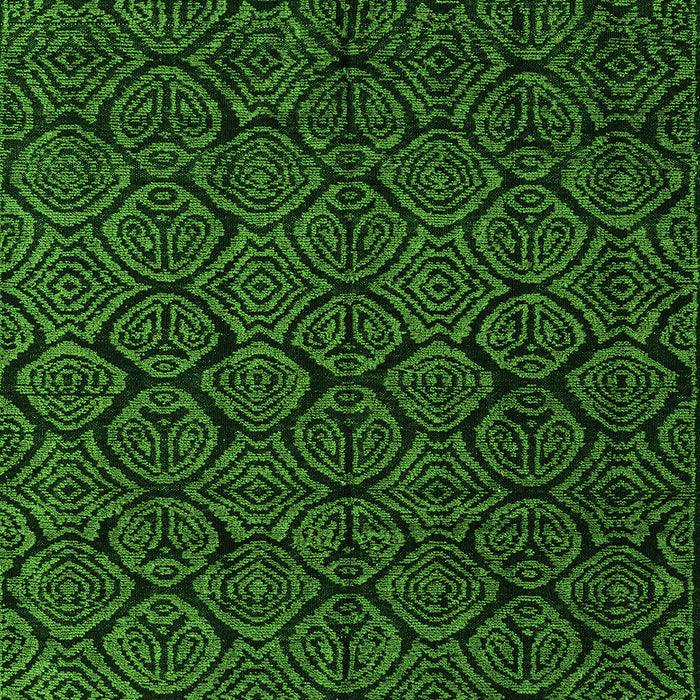 Machine Washable Abstract Green Modern Area Rugs, wshabs4996grn