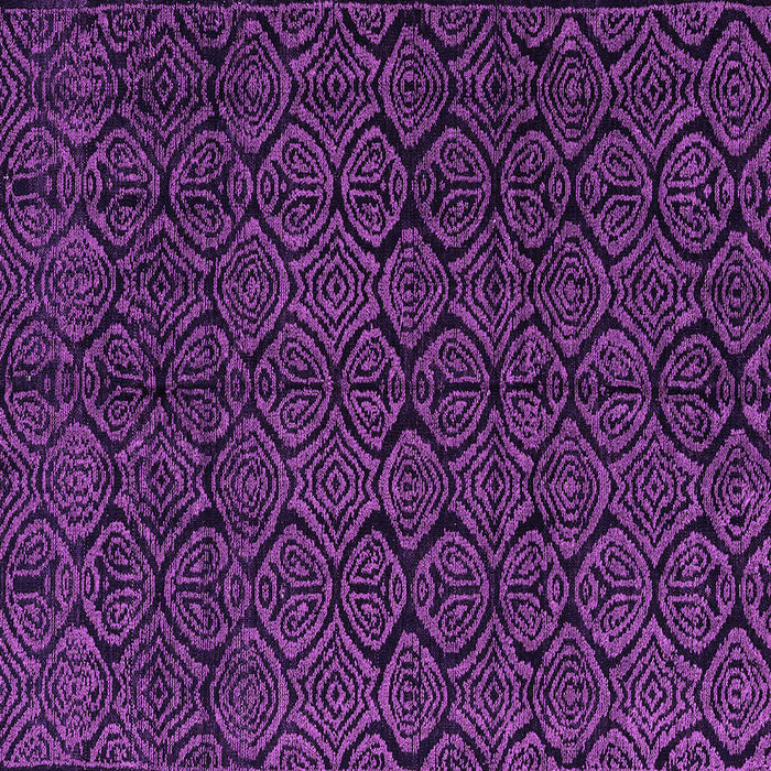 Square Abstract Purple Modern Rug, abs4996pur
