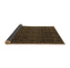 Sideview of Abstract Brown Modern Rug, abs4996brn