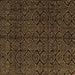 Square Machine Washable Abstract Brown Modern Rug, wshabs4996brn