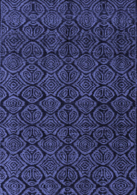 Abstract Blue Modern Rug, abs4996blu